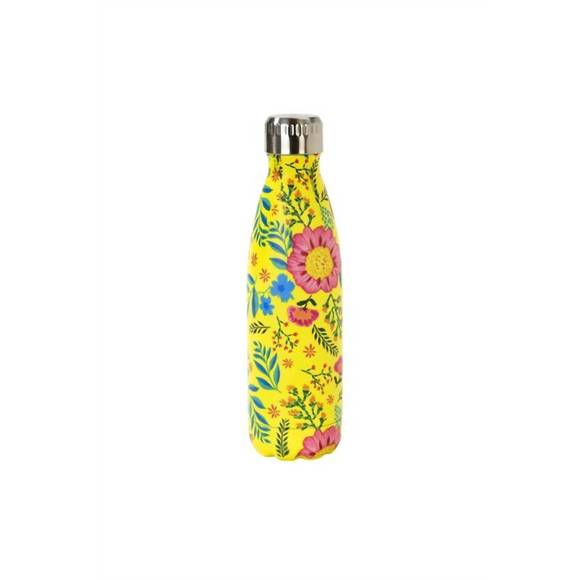NEW TALKING TABLES boho floral bottle in yellow - Picture 2 of 2